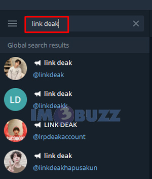 search link deak telegram