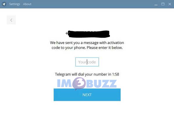 kode verifikasi telegram pc