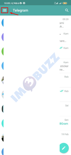 2 klik ikon tiga vertikal untul ID Telegram