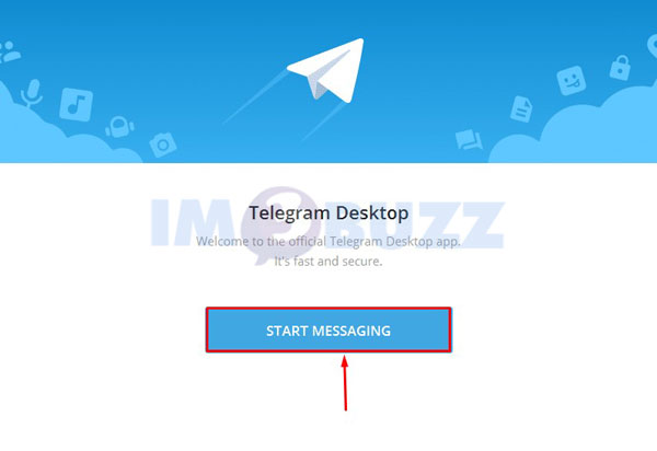 2 klik start messaging Telegram Dekstop