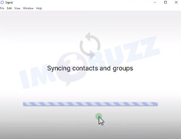 proses sinkronisasi kontak dan grup