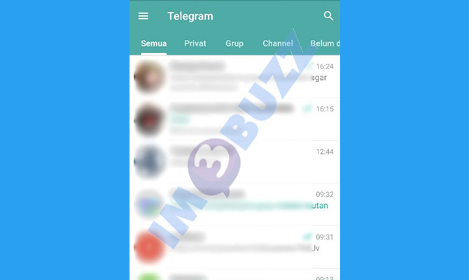 1. buka telegram untuk mengatur fitur sematkan pesan