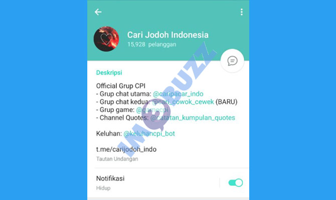 1. channel telegram cari jodoh indonesia