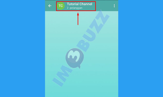 3. buka profil channel telegram untuk mengeluarkan bot 1