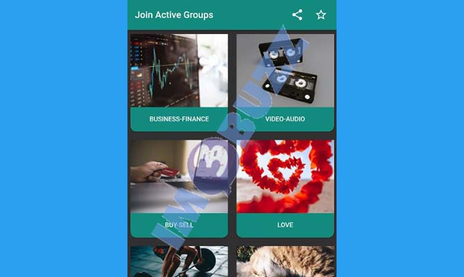 2. Buka Aplikasi Join Active Groups