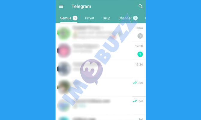 1. Buka Telegram Untuk Mengaktifkan Secret Chat