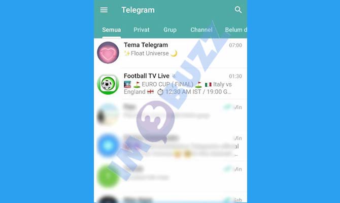 1. Buka Telegram Untuk Report Channel