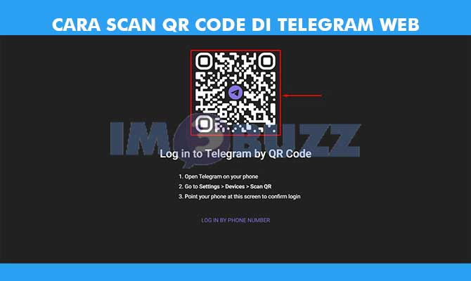 1. Cara Pindai QR Code Di Telegram Web