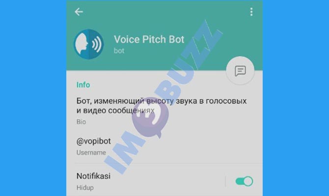 1. Voice Pitch Bot - Bot Pengubah Suara Telegram