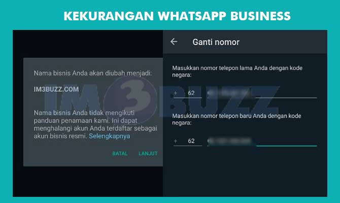 Kekurangan Whatsapp Business