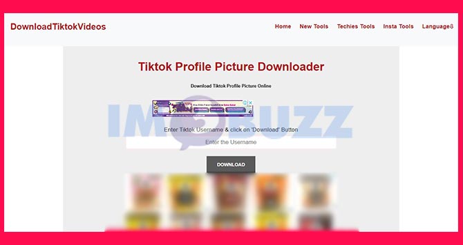 1. Foto Profil TikTok Downloader Howtotechies