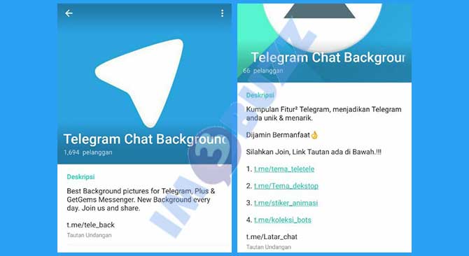 2. Channel Telegram Chat Background