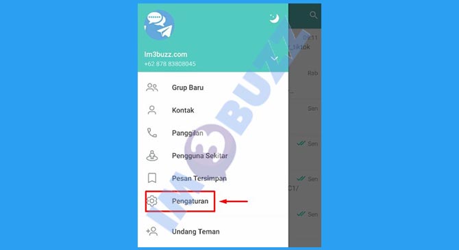 Pilih Opsi Pengaturan Obrolan Telegram Untuk Ganti Background Chat Dengan Gambar Bawaan