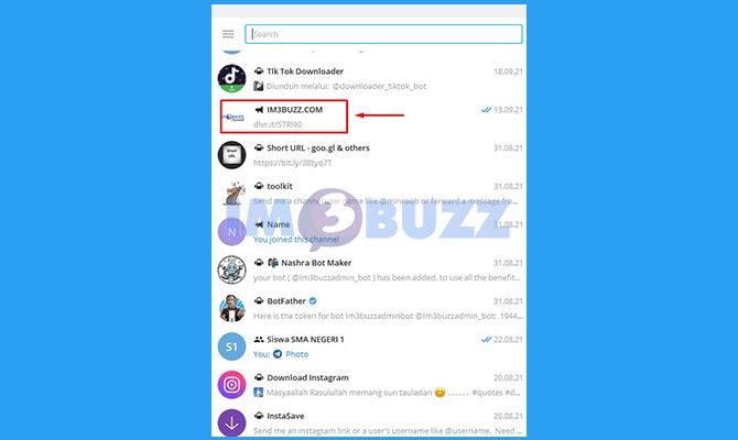 Buka Obrolan Telegram Untuk Mengedit Chat Terkirim