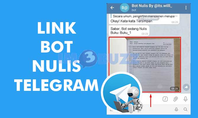 Link Bot Menulis di Telegram