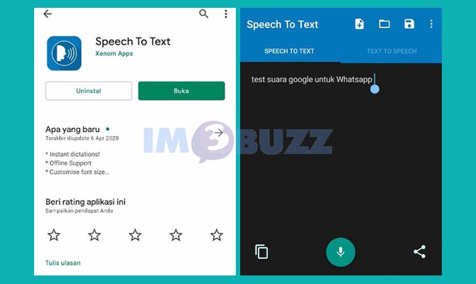 Speech To Text Aplikasi nada Dering Suara Google