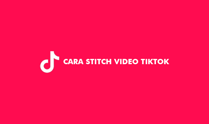 Cara Stitch Video TikTok