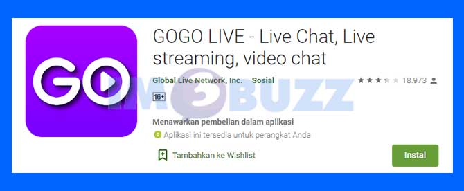 GOGO LIVE Streaming No Banned China