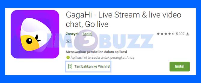 Gagahi live stream dinosaurs logo