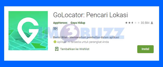 GoLocator Untuk Pelacak Lokasi