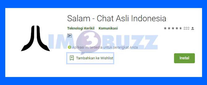 Salam Aplikasi Chat Asli Indonesia