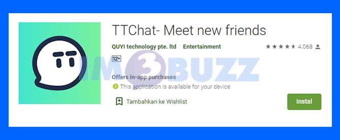 TTChat Aplikasi Untuk Bertemu Teman Baru