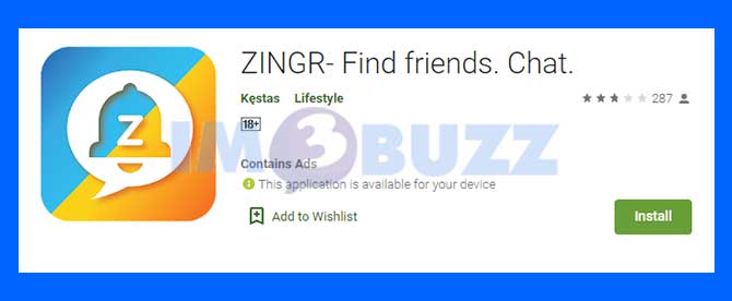 ZINGR Aplikasi Untuk Bertemu Teman Baru