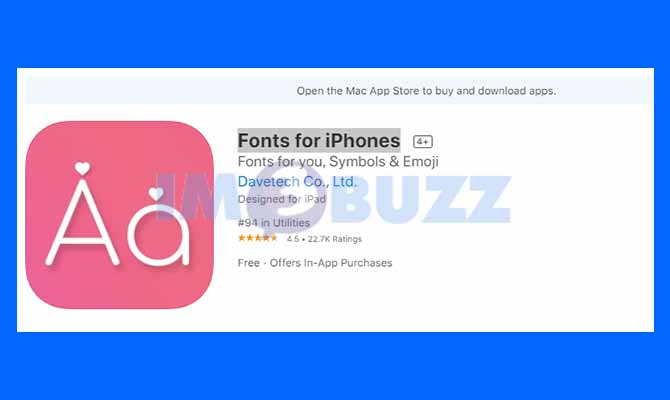 Font for iPhones