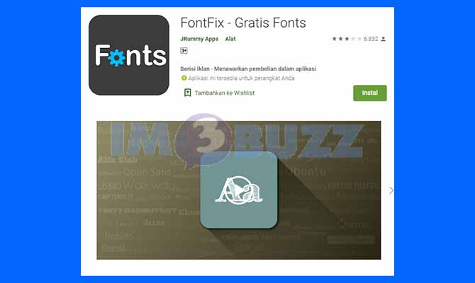 Aplikasi FontFix Aesthetic Gratis
