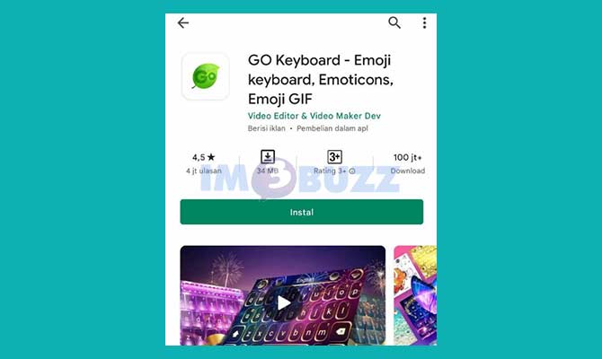 Aplikasi Papan Ketik Go Keyboard