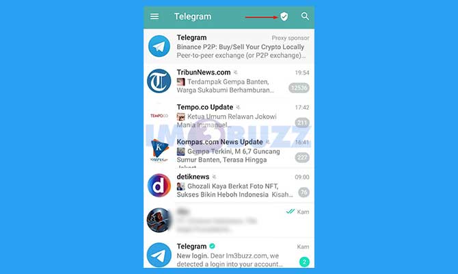 Buka Telegram Untuk Mematikan Proxy