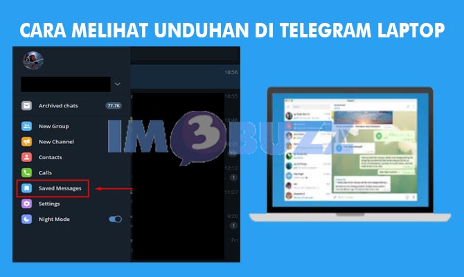 Cara Melihat Hasil Download Telegram di Laptop