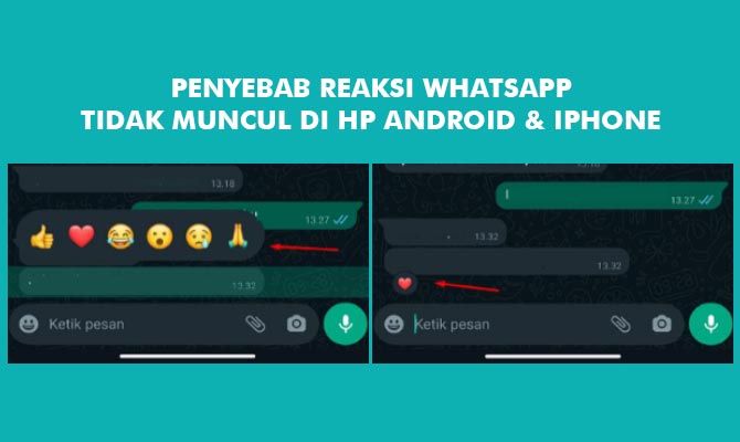 Penyebab Fitur Reaksi Whatsapp Tidak Muncul