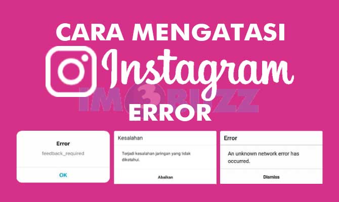 Cara Mengatasi Instagram Error Hari Ini