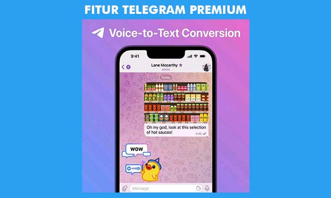 Fitue TelFitur Telegram Premium Transkripsi Audioegram Premium Transkripsi Audio