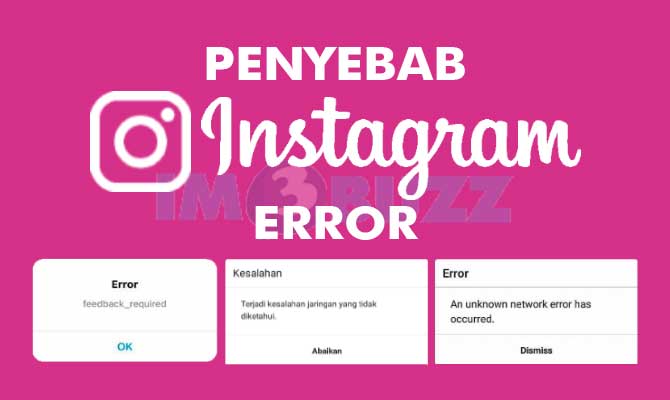 Penyebab Instagram Error