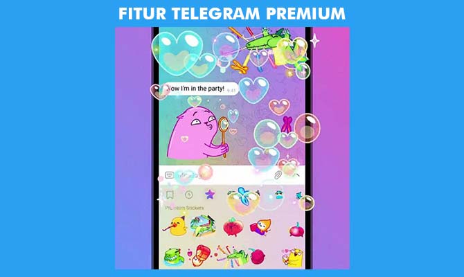 Stiker Unik Telegram Premium