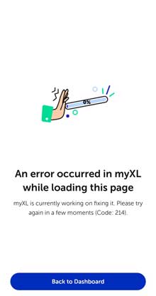 myxl error hari ini